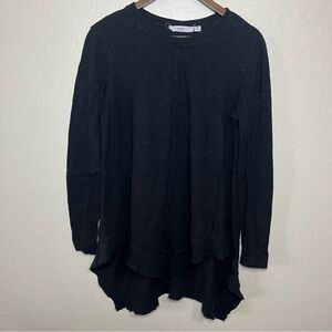 Wilt Anthropologie Asymmetrical Long Sleeve Tunic Shirt Size M